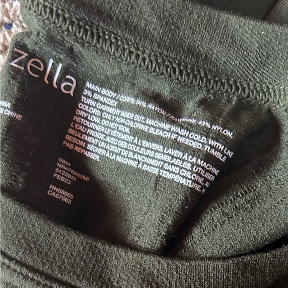 Zella Go-To Rib T-shirt Army Green - Picture 8 of 8